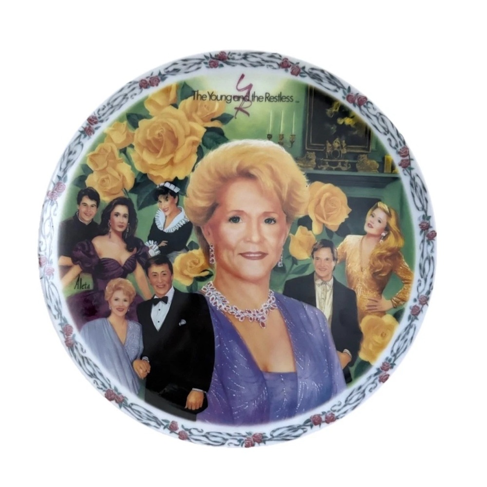 The Young And The Restless Collectors Plate #4 "Katherine's Legacy" 1994